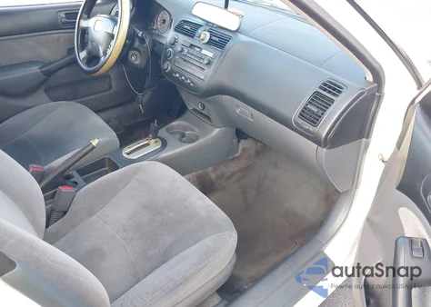 2001 Honda Civic Lx from USA, damaged, VIN 2HGES16501H613792